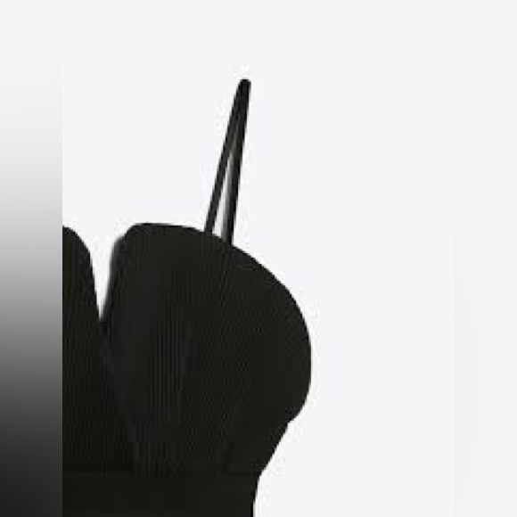 Zara Bloggers Fav Draped Crop Top, Size S - Picture 8 of 11